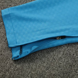 26/27AD Lake Blue Kids Half Pull Tracksuit#814(童装半拉链)