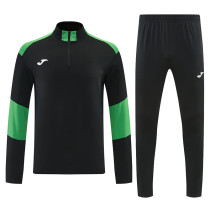 26/27 UA Black&Green Half Pull Tracksuit#816(半拉链)