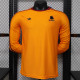 26/27 Roma Yellow Long Sleeve Player Version Retro Soccer Jersey