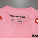 2012/2013 Santos FC Pink Long Sleeve Retro Soccer Jersey