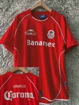 2005/2006 Toluca CD Home Retro  Soccer Jersey