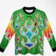 1998 Japan GoalKeeper Green Long Sleeve Retro Soccer Jersey(长袖)