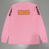 2012/2013 Santos FC Pink Long Sleeve Retro Soccer Jersey
