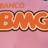 2012/2013 Santos FC Pink Long Sleeve Retro Soccer Jersey