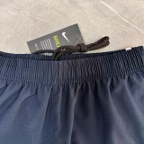 2026 NK Dark Blue Double Layered Sports Shorts#N1004宝蓝