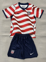 26/27 USA Home Kids Soccer Jersey