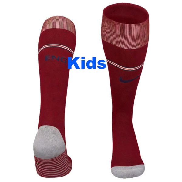 26/27 England Away Kids Fans socks#儿童