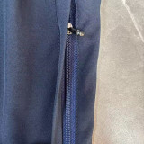 2026 NK Dark Blue Double Layered Sports Shorts#N1004宝蓝