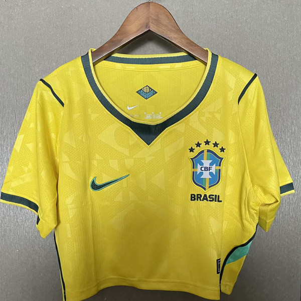 26/27 Brazil Home Women Short Sleeves