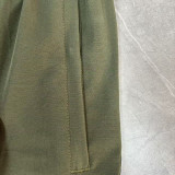 2026 NK Ｍilitary Green Double Layered Sports Shorts#N1004军绿