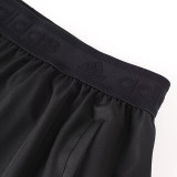 2026 AD Black Double Layered Sports Shorts#A2002金标黑色
