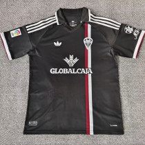 25/26 Albacete Black Retro Soccer Jersey(带复古章)