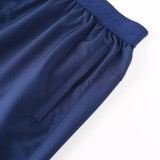 2026 NK Royal Blue Double Layered Sports Shorts#N1003白标上青