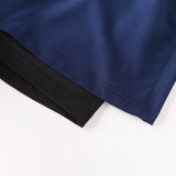 2026 NK Royal Blue Double Layered Sports Shorts#N1002金标上青