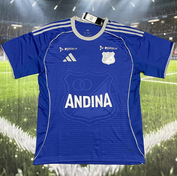 26/27 Millonarios FC Home Fans Soccer Jersey 百万富翁