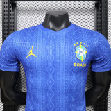 26/27 Brazi Special Edition Blue Player Version Soccer Jersey