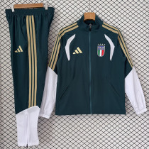 26/27 Italy Green Windbreaker Tracksuit