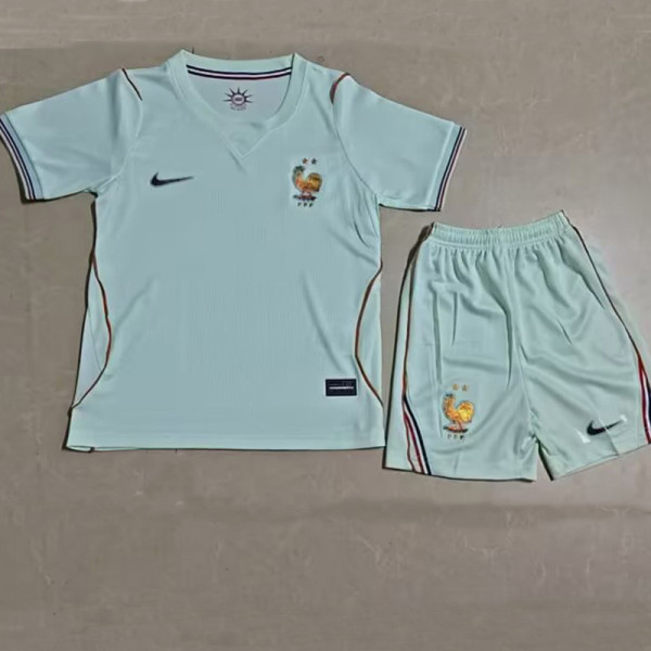 26/27 France Away Kids Soccer Jersey