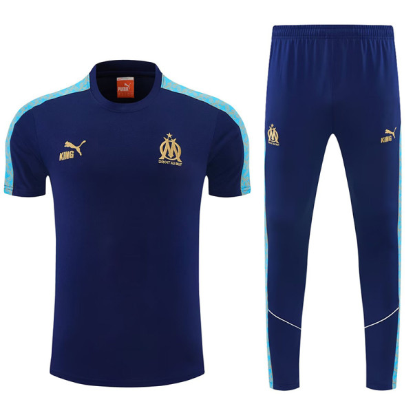 26/27 Marseille Royal Blue shirts pants suit