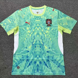 26/27 Portugal Green gemstone pattern Edition Fans Soccer Jersey