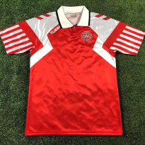 1992 Denmark Ｈome Retro Soccer Jersey