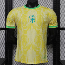 26/27 Brazi World Cup Commemorative Edition Yellow Player Version Soccer Jersey