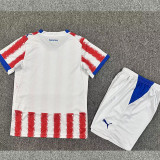 26/27 Paraguay Home Kids Soccer Jersey