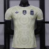 26/27 Argentina Special Edition Yellow Player Version Soccer Jersey