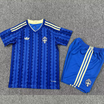2026 Sweden Away Kids Soccer Jersey