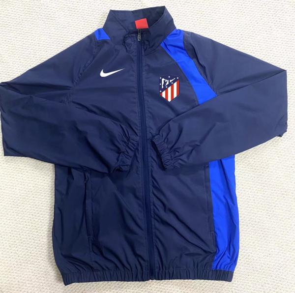 ATM Windbreaker Blue 1:1 Quality Soccer Jersey 25-26