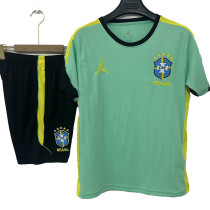 26/27 Brazil Light Green Training Short Suit