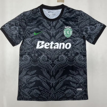 26/27 Sporting Lisbon Black Fans Soccer Jersey