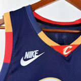 25/26 Cavaliers HARDEN #1 Retro Royal Blue Top Quality Hot Pressing Retro NBA Jersey