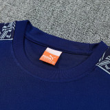 26/27 Man City Royal Blue shirts pants suit(圆领)