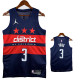 24/25 Wizards YONG # 3 Flying Man Edition Royal Blue Top Quality Hot Pressing NBA Jersey