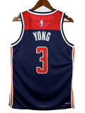 22/23 Wizards YONG # 3 Flying Man Edition Royal Blue Top Quality Hot Pressing NBA Jersey