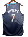 25/26 Thunder HOLMGREN # 7 Royal Blue City Edition Top Quality Hot Pressing NBA Jersey