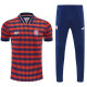 26/27 Bayern checkered pattern Orange shirts pants suit