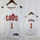 22/23 Cavaliers HARDEN #1White Top Quality Hot Pressing Retro NBA Jersey