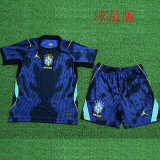 26/27 Brazil Away Kids Player Version Soccer Jersey#童装球员