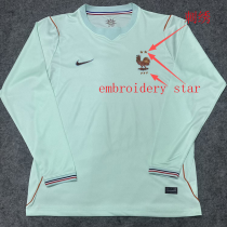 26/27 France Away Long Sleeve  Soccer Jersey(embroidery star刺绣星星)