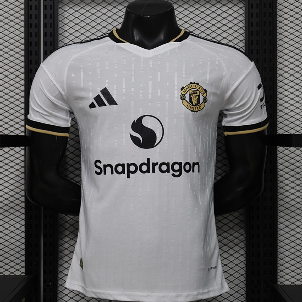 26/27 Man Utd Special Edition White Player Version Retro Soccer Jersey