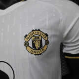26/27 Man Utd Special Edition White Player Version Retro Soccer Jersey