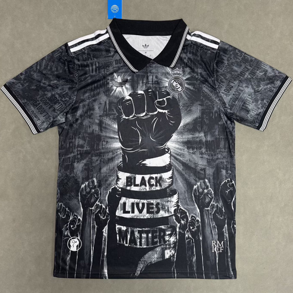 26/27 RMA  Fist Edition Black Fans Soccer Jersey