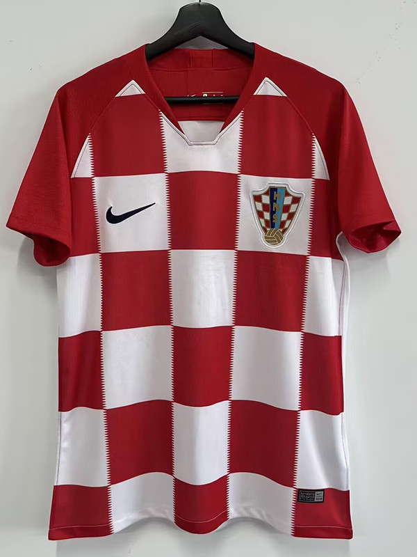 2018 Croatia Home Retro Soccer Jersey