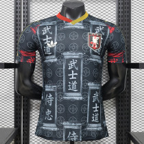 26/27Japan Bushido Black Player Version Soccer Jersey