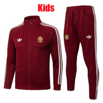 26/27 Spain Maroon Kids Jacket Tracksuit#E26047(童装)
