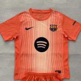 25/26 BAR Goalkeeper Orange Fans Soccer Jersey