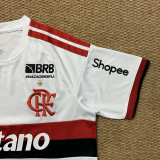 26/27 Flamengo Away Fans Soccer Jersey(Print all sponsors广告版)