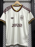 26/27 Spain Away Fans Soccer Jersey(Chest advertisement胸前广告)